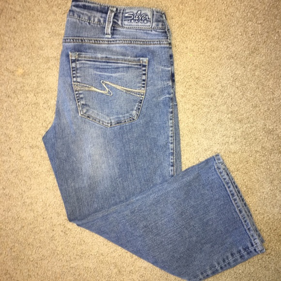 SILVER AIKO capri jeans - light washed - awesome - Picture 3 of 7